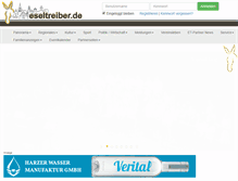 Tablet Screenshot of eseltreiber.de